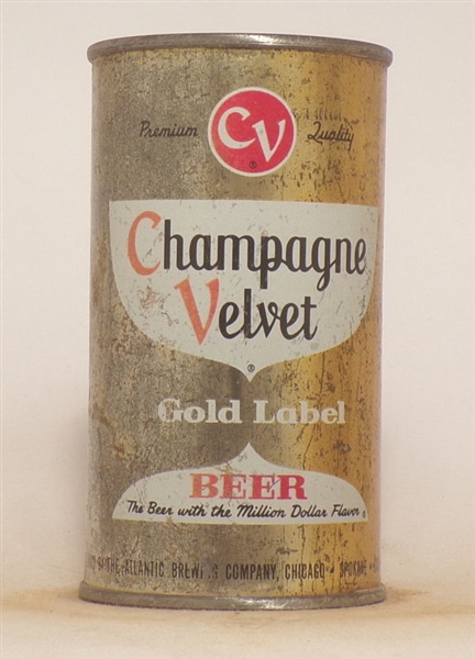 Champagne Velvet Flat Top