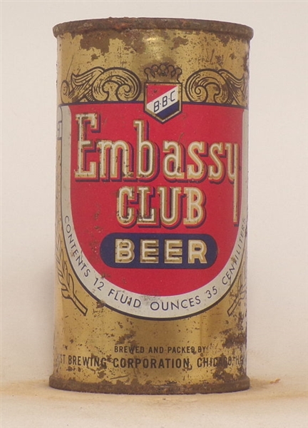 Embassy Club Beer Flat Top #1