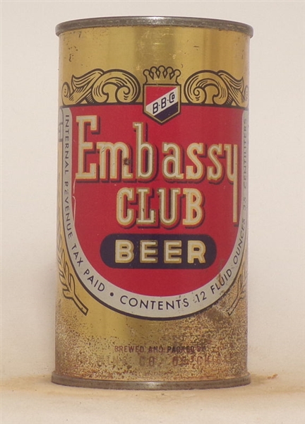 Embassy Club Beer Flat Top #2