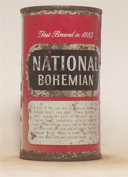 National Bohemian Flat Top #9