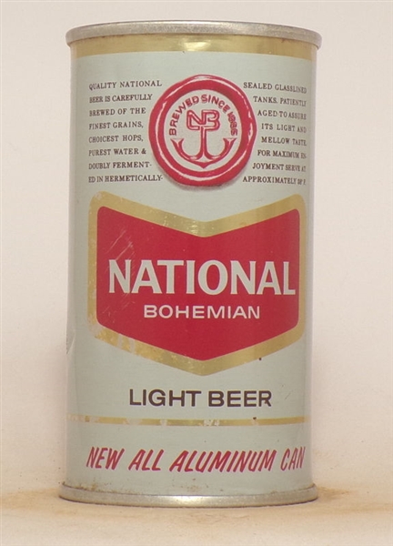 National Bohemian Aluminum Zip