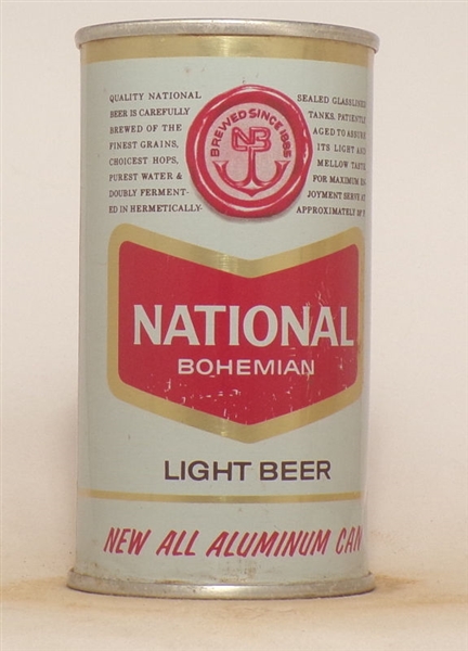 National Bohemian Aluminum Zip