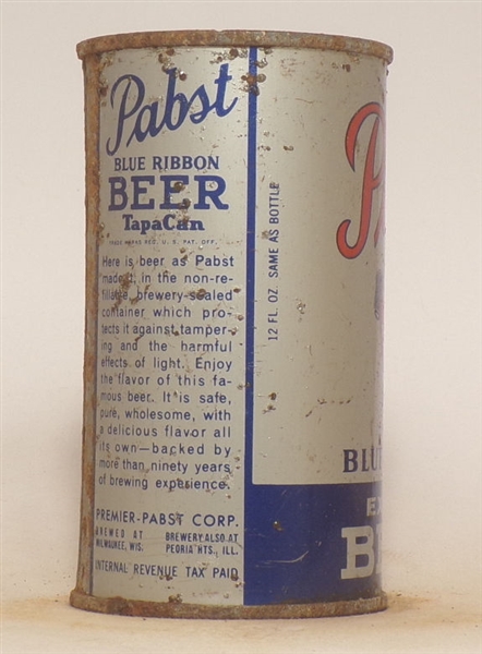 Pabst Blue Ribbon Opening Instructional Flat Top