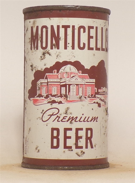 Monticello Beer Flat Top #1