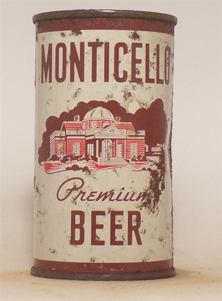 Monticello Beer Flat Top #1