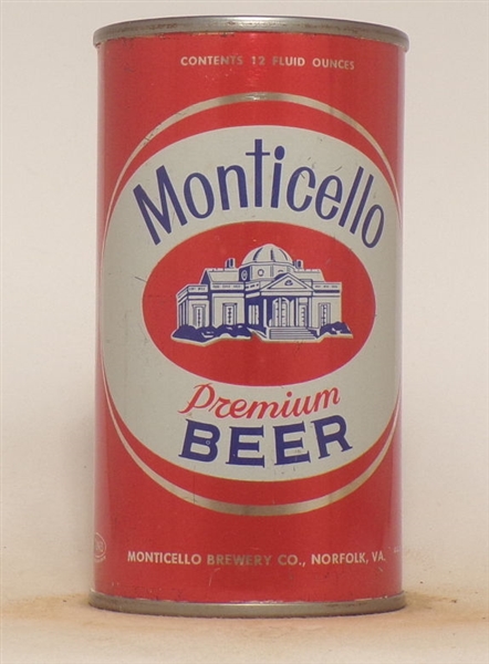 Monticello Beer Flat Top #2