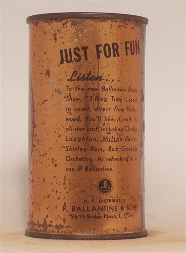 Ballantine Beer Flat Top #3