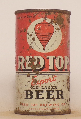 Red Top Beer Opening Instructional Flat Top