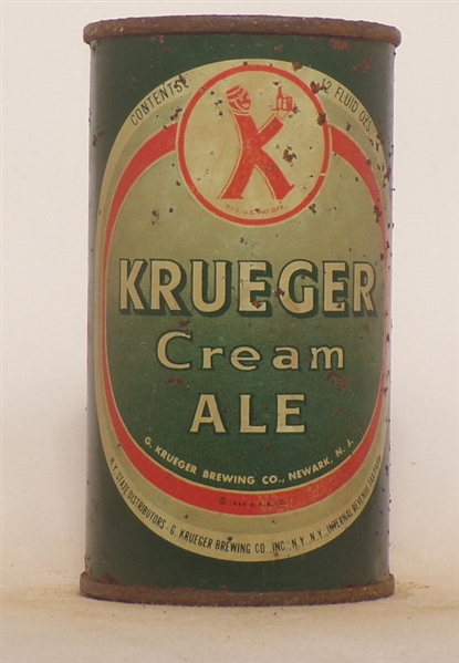 Krueger Cream Ale Flat Top #3