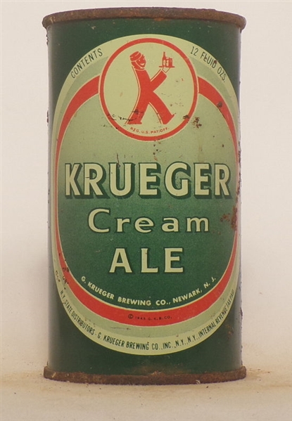 Krueger Cream Ale Flat Top #7