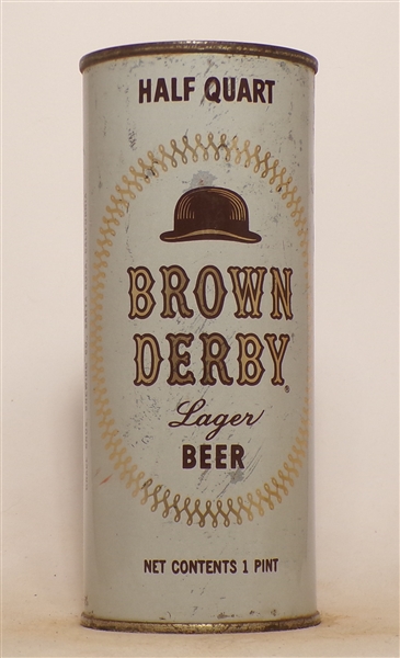 Brown Derby 16 Ounce Flat Top