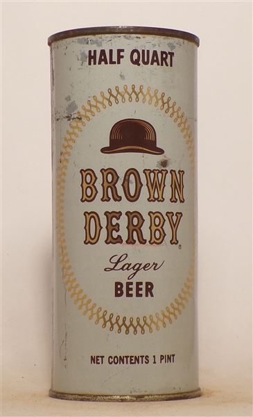 Brown Derby 16 Ounce Flat Top