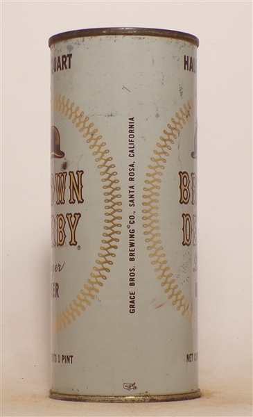 Brown Derby 16 Ounce Flat Top