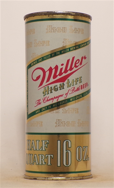 Miller 16 Ounce Flat Top
