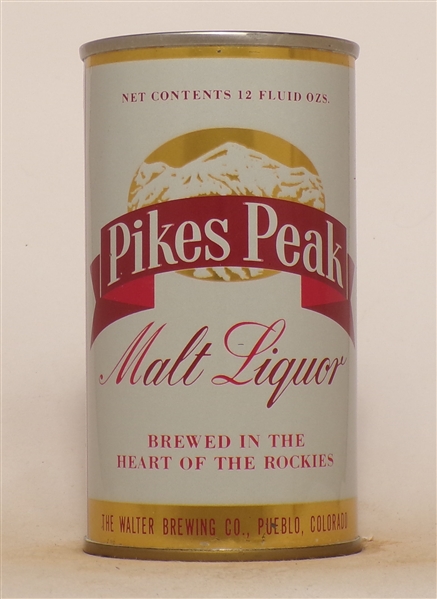 Pike's Peak Malt Liquor Tab Top