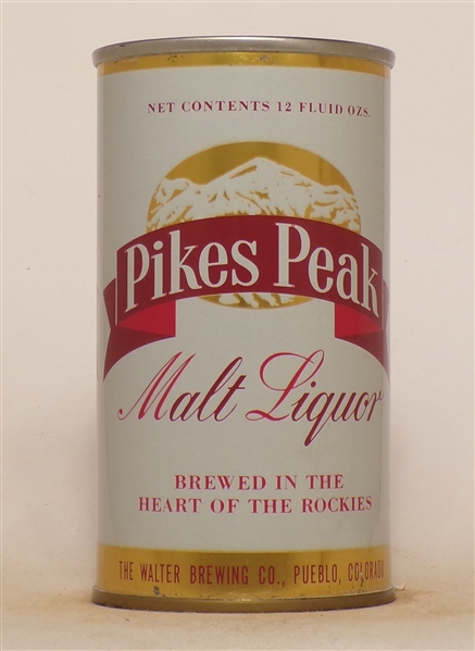 Pike's Peak Malt Liquor Tab Top