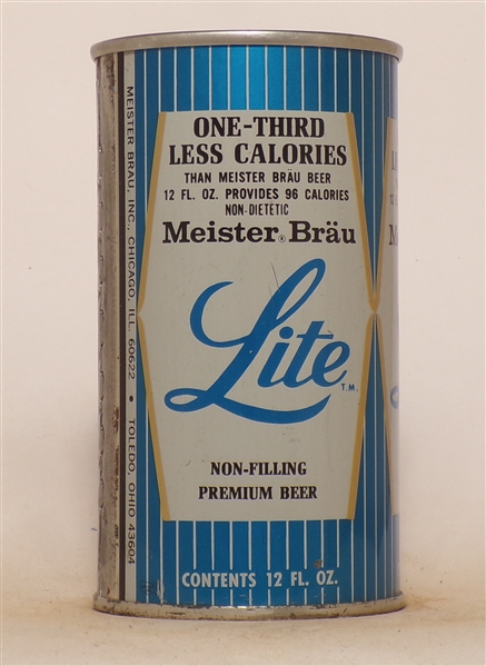 Meister Brau Lite Early Tab Top