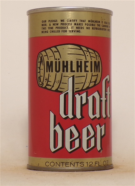 Muhlheim Draft Early Tab Top