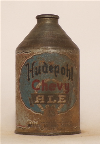 Hudepohl Chevy Ale Crowntainer