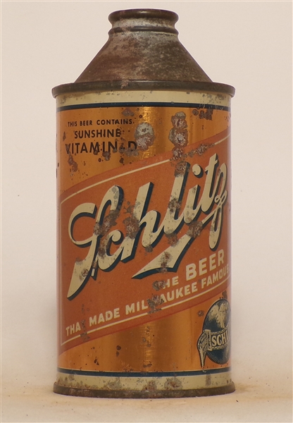 Schlitz Cone Top