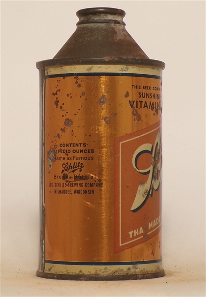 Schlitz Cone Top