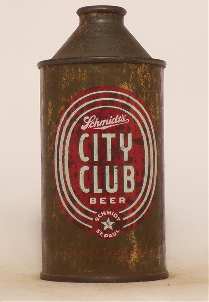 Schmidt's City Club Cone Top