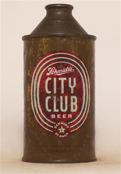 Schmidt's City Club Cone Top