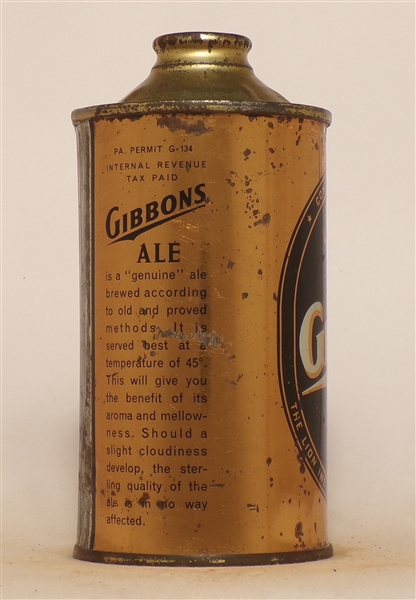 Gibbons Ale Cone Top