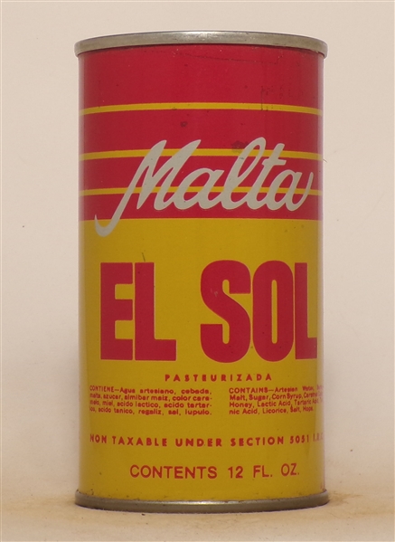 Malta El Sol Tab Top