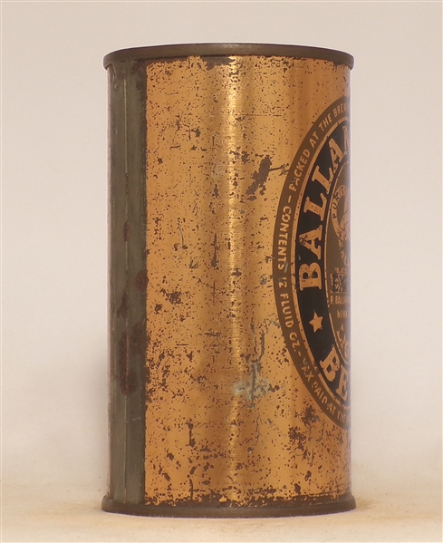 Tough Ballantine Beer Opening Instructional Flat Top
