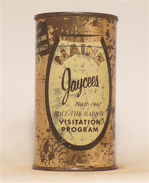 Ballantine Maine Jaycees 1960-61 Flat Top (no top)