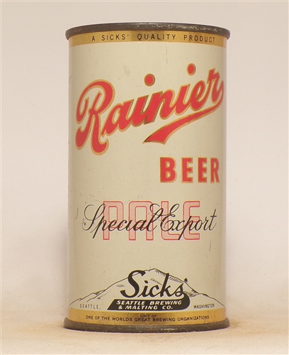 Rainier Beer Opening Instructional Flat Top