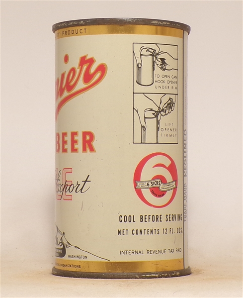 Rainier Beer Opening Instructional Flat Top