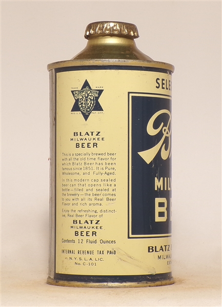 Blatz Low Profile Cone Top