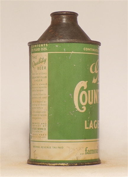 Goetz Country Club High Profile Cone Top #1