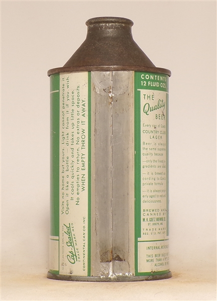 Goetz Country Club High Profile Cone Top #2