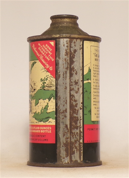 Heileman's Old Style Low Profile Cone Top