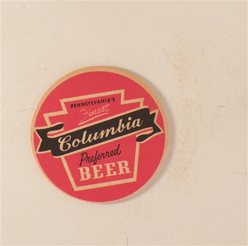 Columbia 3" Beer Coaster #5