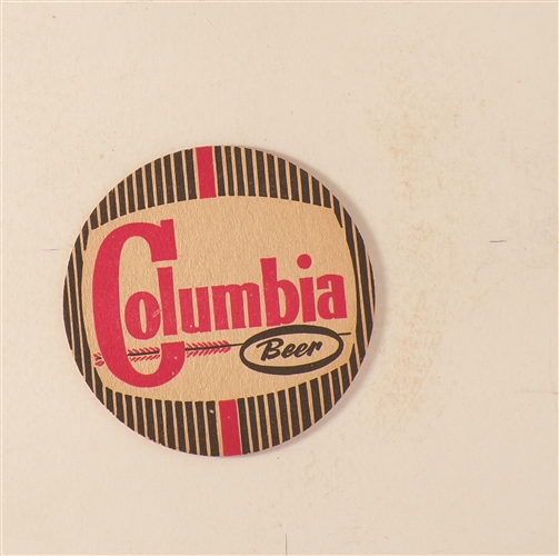 Columbia 3" Beer Coaster #7