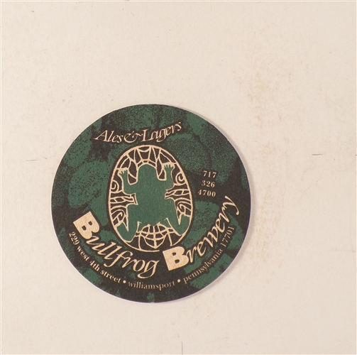 Bullfrog 3" Beer Coaster 
