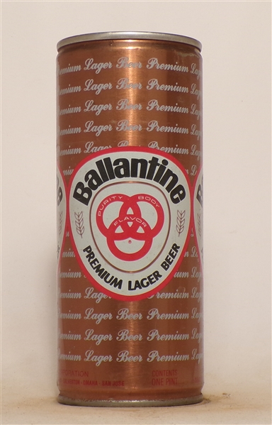 Ballantine Beer 16 Ounce Tab Top 8