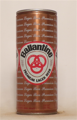 Ballantine Beer 16 Ounce Tab Top 8