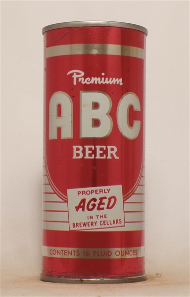 ABC Beer 16 Ounce Tab Top