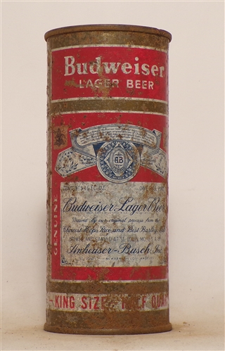 Budweiser 16 Ounce Flat Top 1