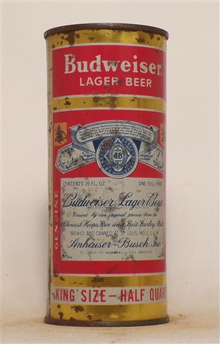 Budweiser 16 Ounce Flat Top 2