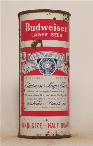 Budweiser 16 Ounce Flat Top 3