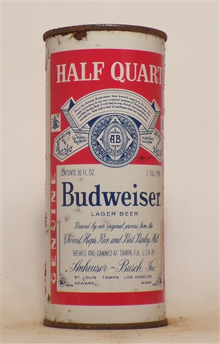 Budweiser 16 Ounce Flat Top 4