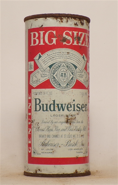 Budweiser 16 Ounce Flat Top 5