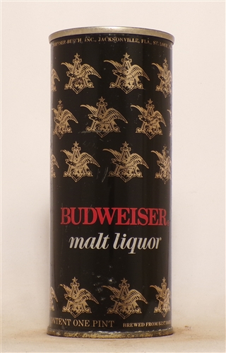 Budweiser Malt Liquor 16 Ounce Tab Top