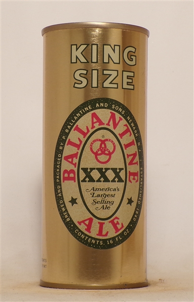 Ballantine Ale 16 Ounce Tab Top 1